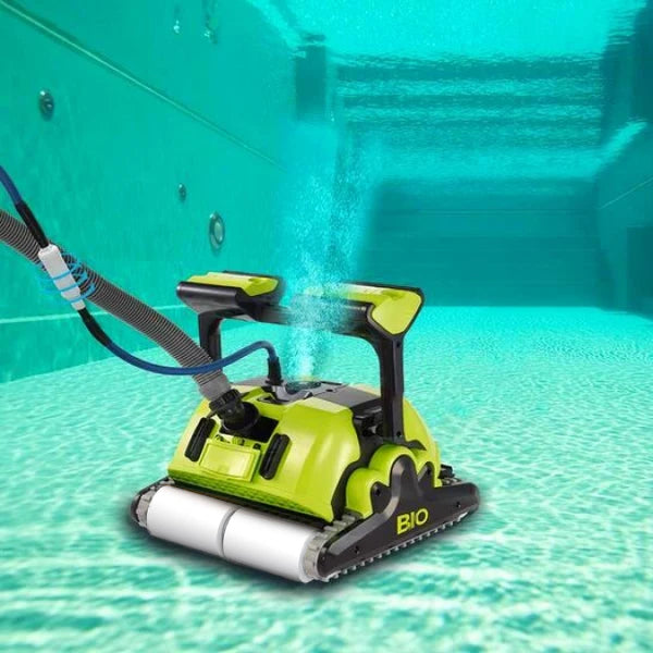 Dolphin Supreme M5 Bio-Suction Timer Active Gyro Digital con Radiocomando - Robot Elettrico Pulitore per Piscine Biologiche & Naturali fino a 15 Mt - Rivestimento in Ceramica - MY2024